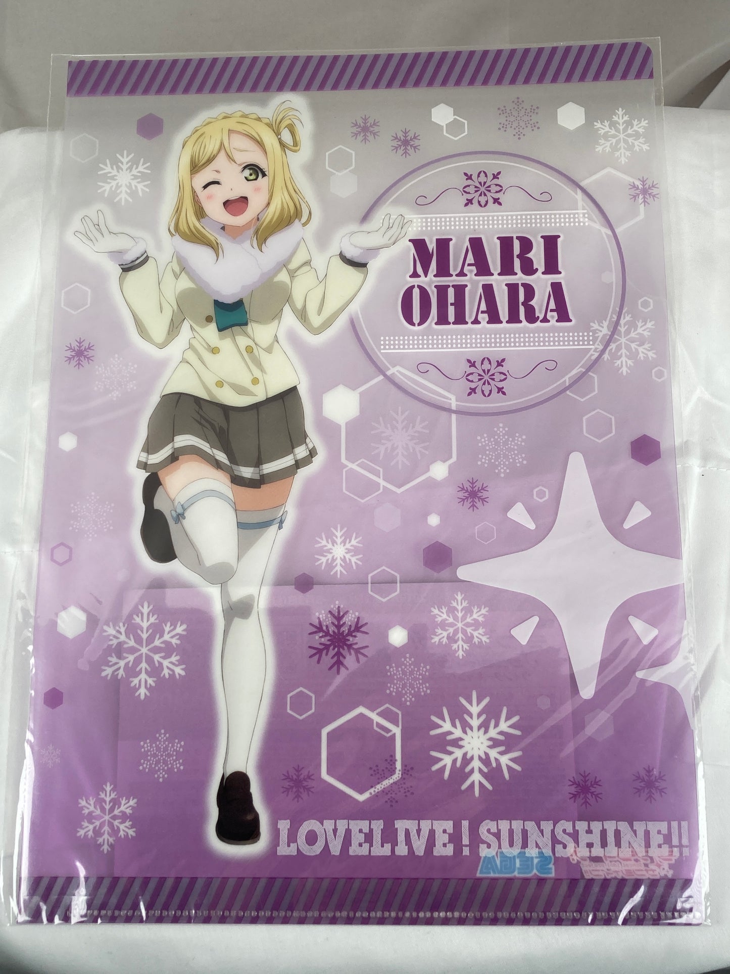 Mari Ohara Winter Wear Clear File Love Live Sunshine The Movie Over the Rainbow