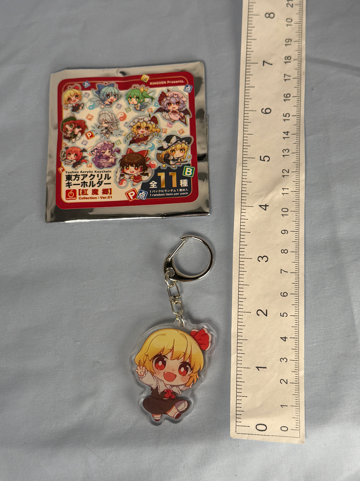 Rumia Acrylic Keychain Touhou Project Ringoen Illustration