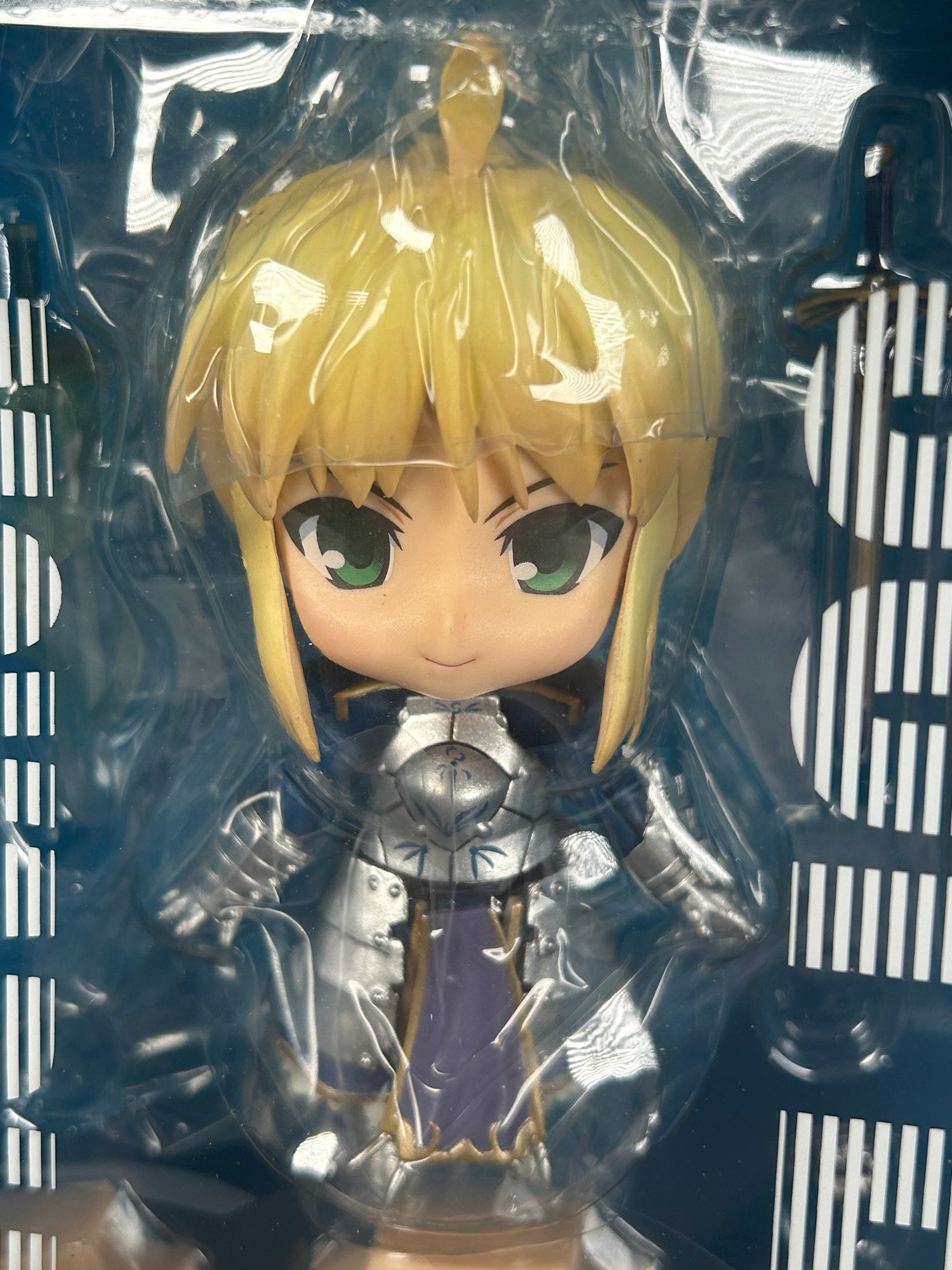 Nendoroid Saber figure in original packaging for the Fate series collection page