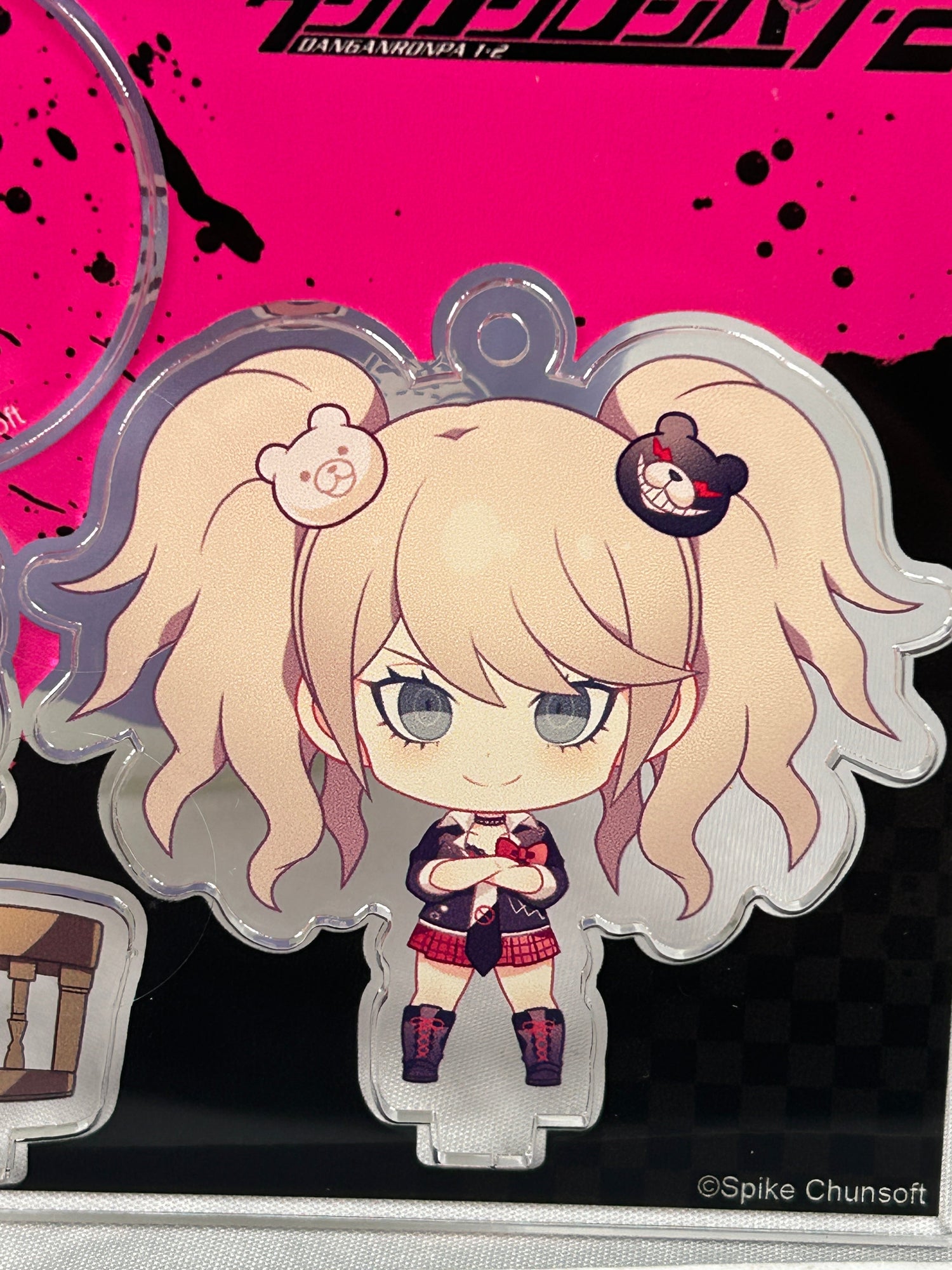 Acrylic Stand Junko Enoshima cross armed in chibi form for the Danganronpa Collections page 