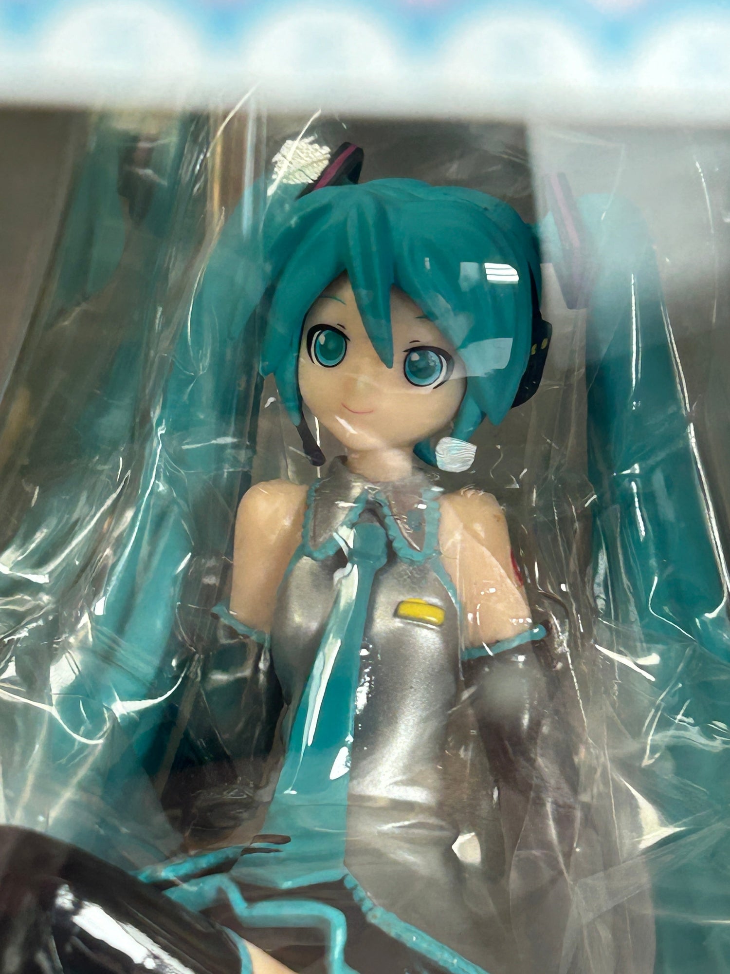 Hatsune Miku figure new in box with a smiling expression for the Vocaloid Collection page
