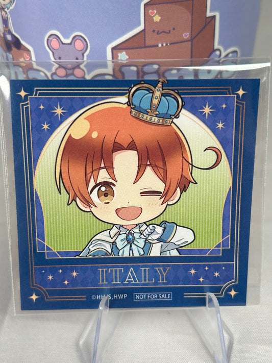 Italy Snow Café Paper Mini Artwork Decoration Hetalia World Stars