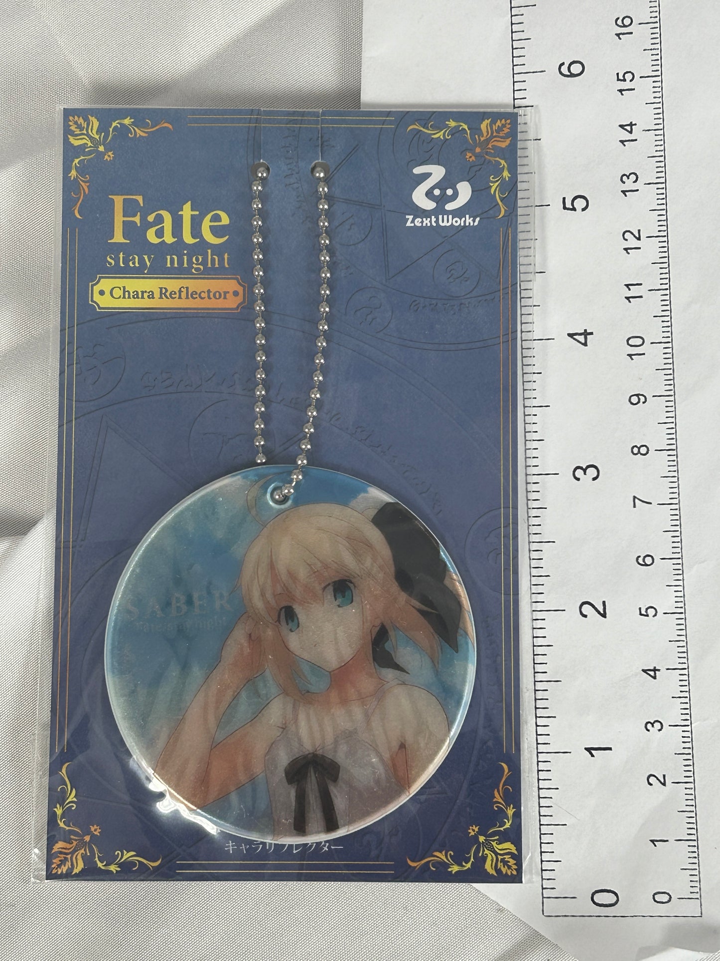 Saber Swimsuit Reflector Keychain Chara Fate Stay Night