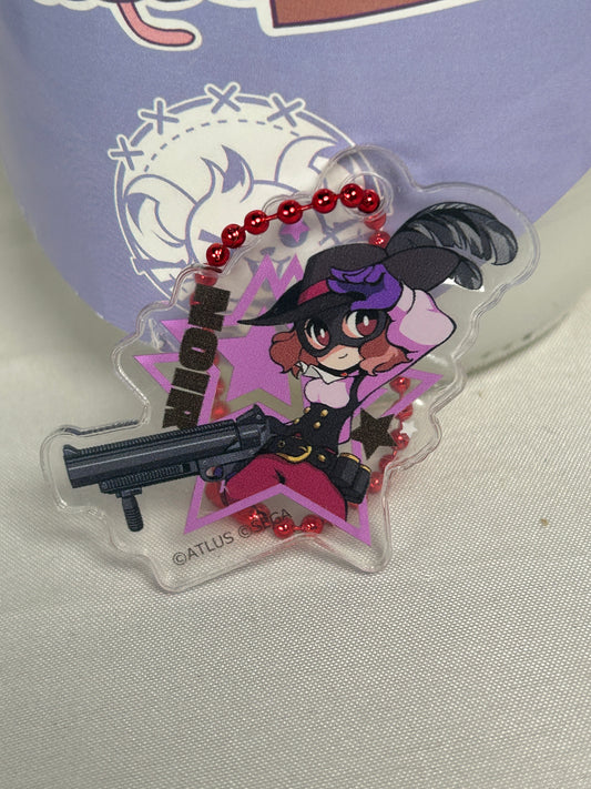 Haru Okumura Noir Acrylic Keychain Persona 5 Tactica