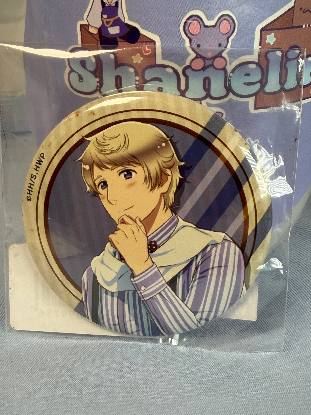 Russia Suspenders Style Can Badge Pin Hetalia World Stars Web Lottery Prize E