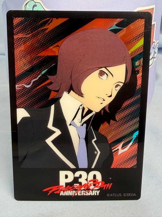 Tatsuya Suou Holo Transparent Card Persona 2 Innocent Sin 30th Anniversary