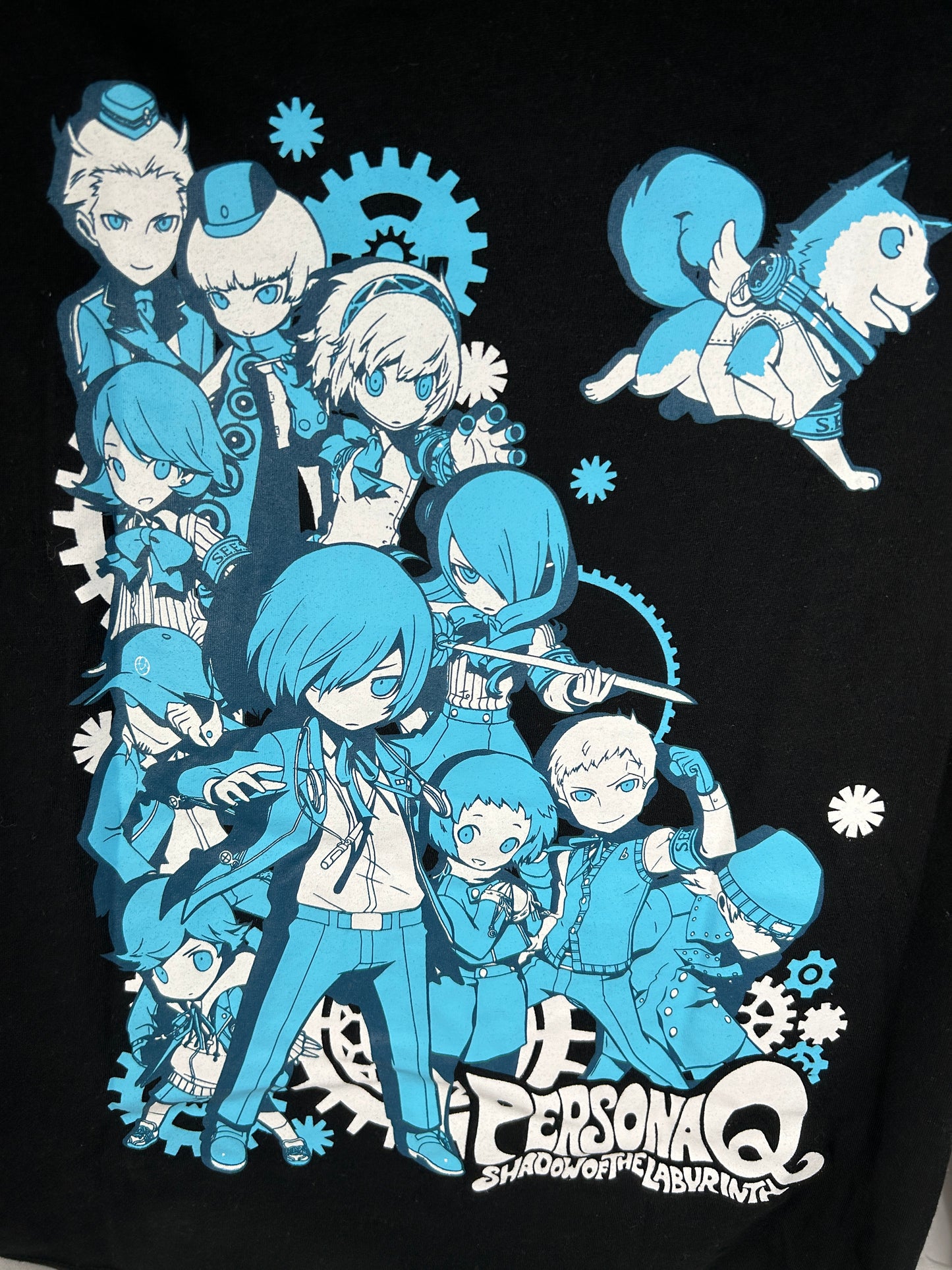 Persona 3 Cast T Shirt Persona Q Shadows of the Labyrinth SEGA Atlus