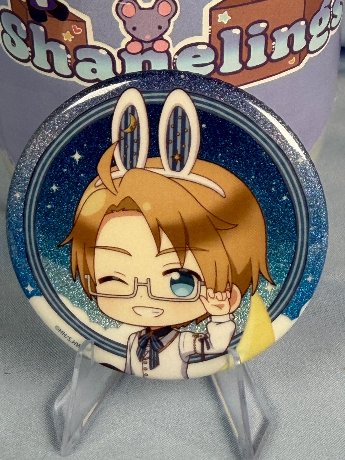 America Bunny Moon Pin Badge Hetalia World Stars Amo Café 2026