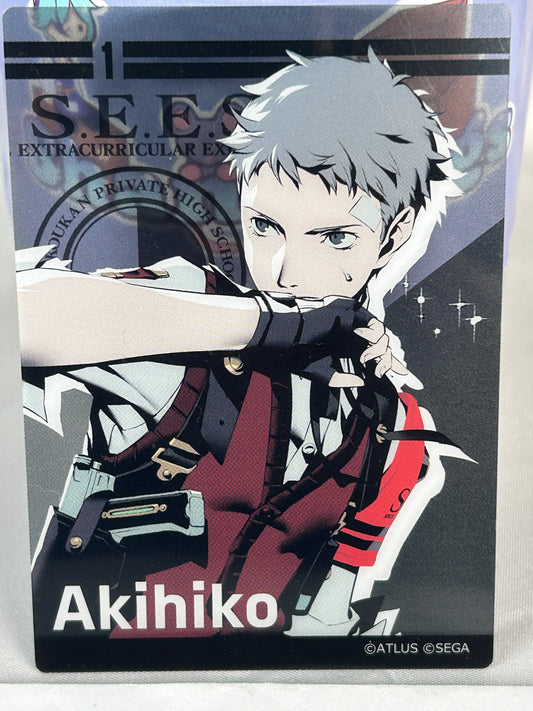 Akihiko Sanada Transparent Clear Trading Card Persona 3 Reload