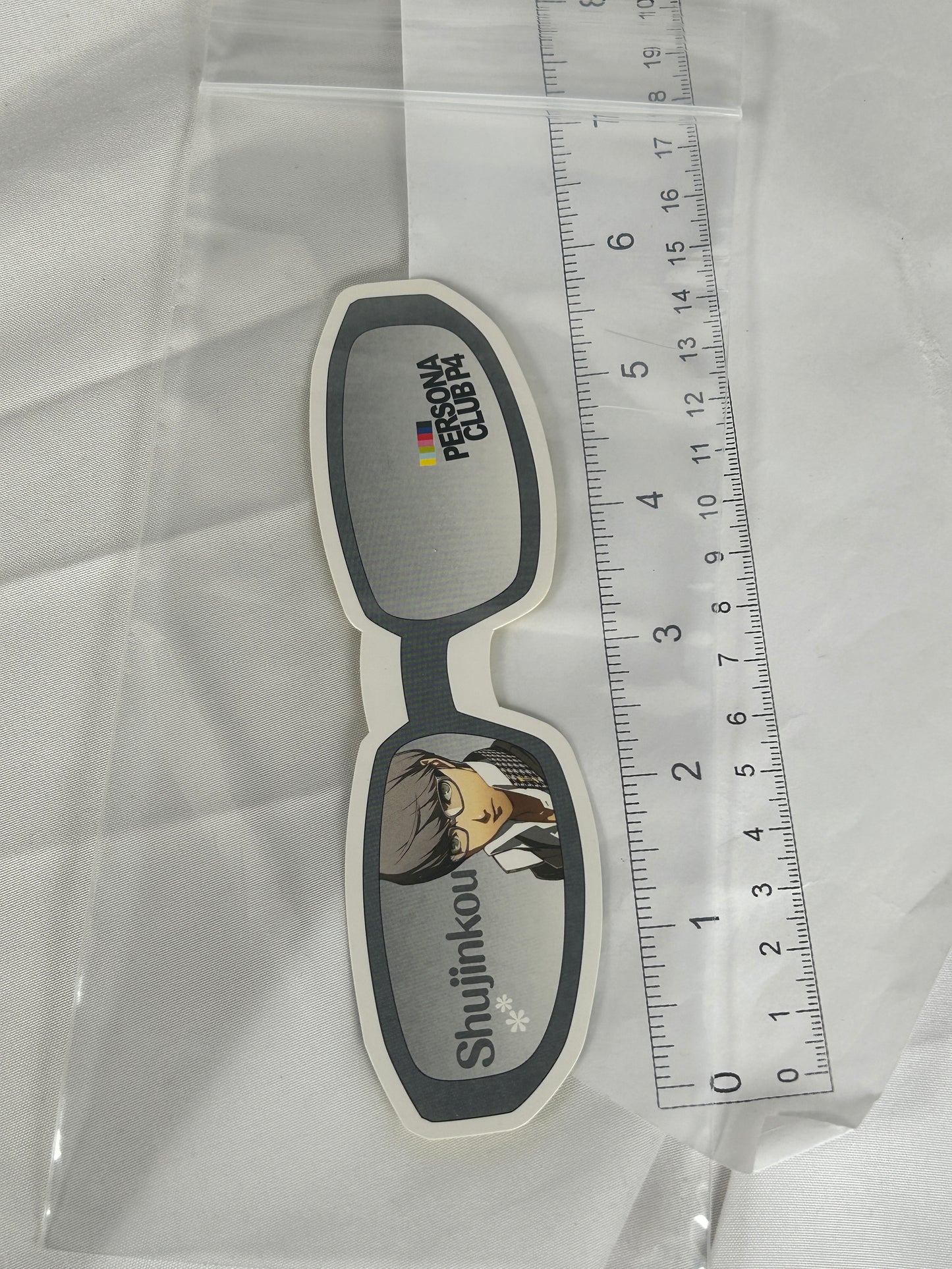 Yu Narukami Glasses Sticker Persona Club