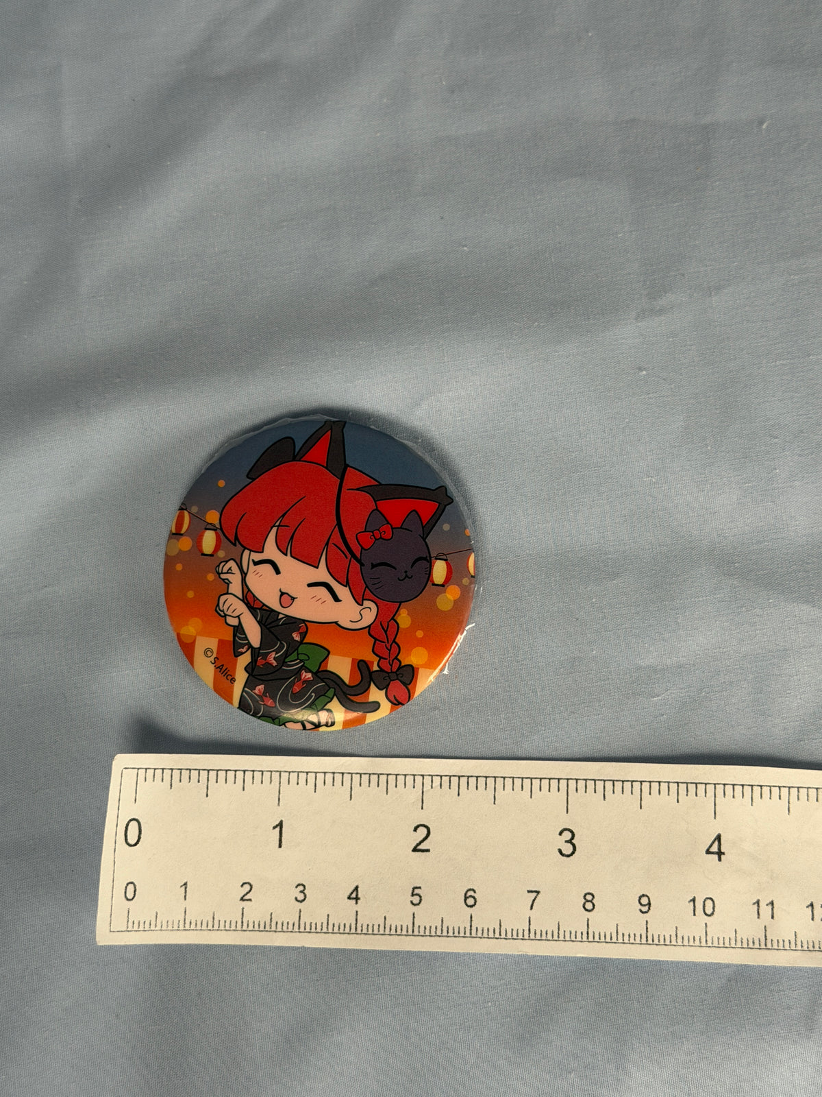 Rin Kaenbyou Summer Festival Can Badge Pin Touhou Project LEC