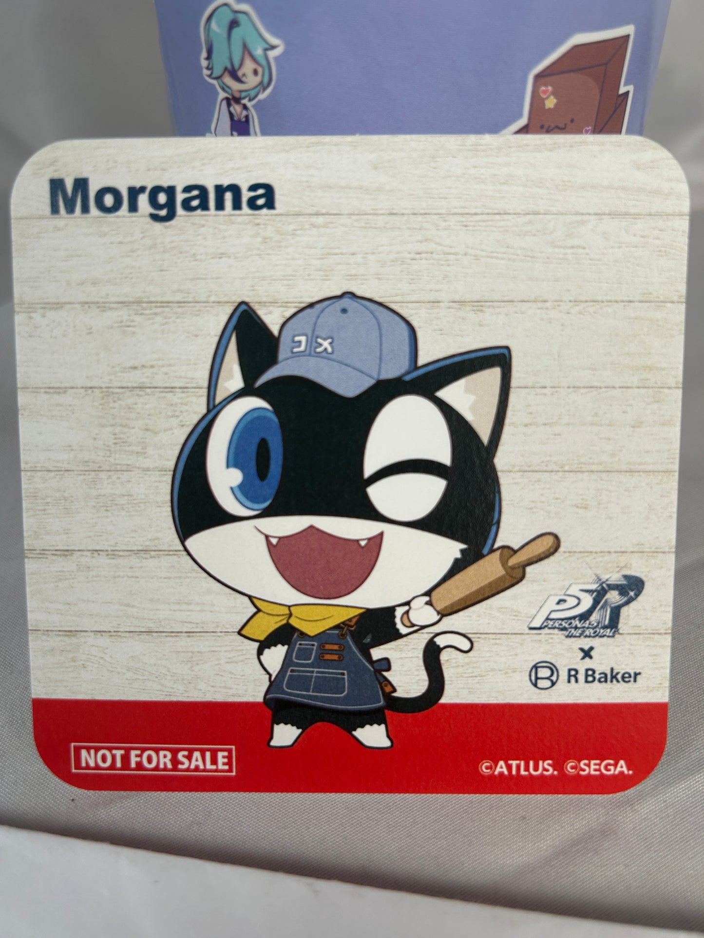 Morgana Coaster Persona 5 Royal Baker Café