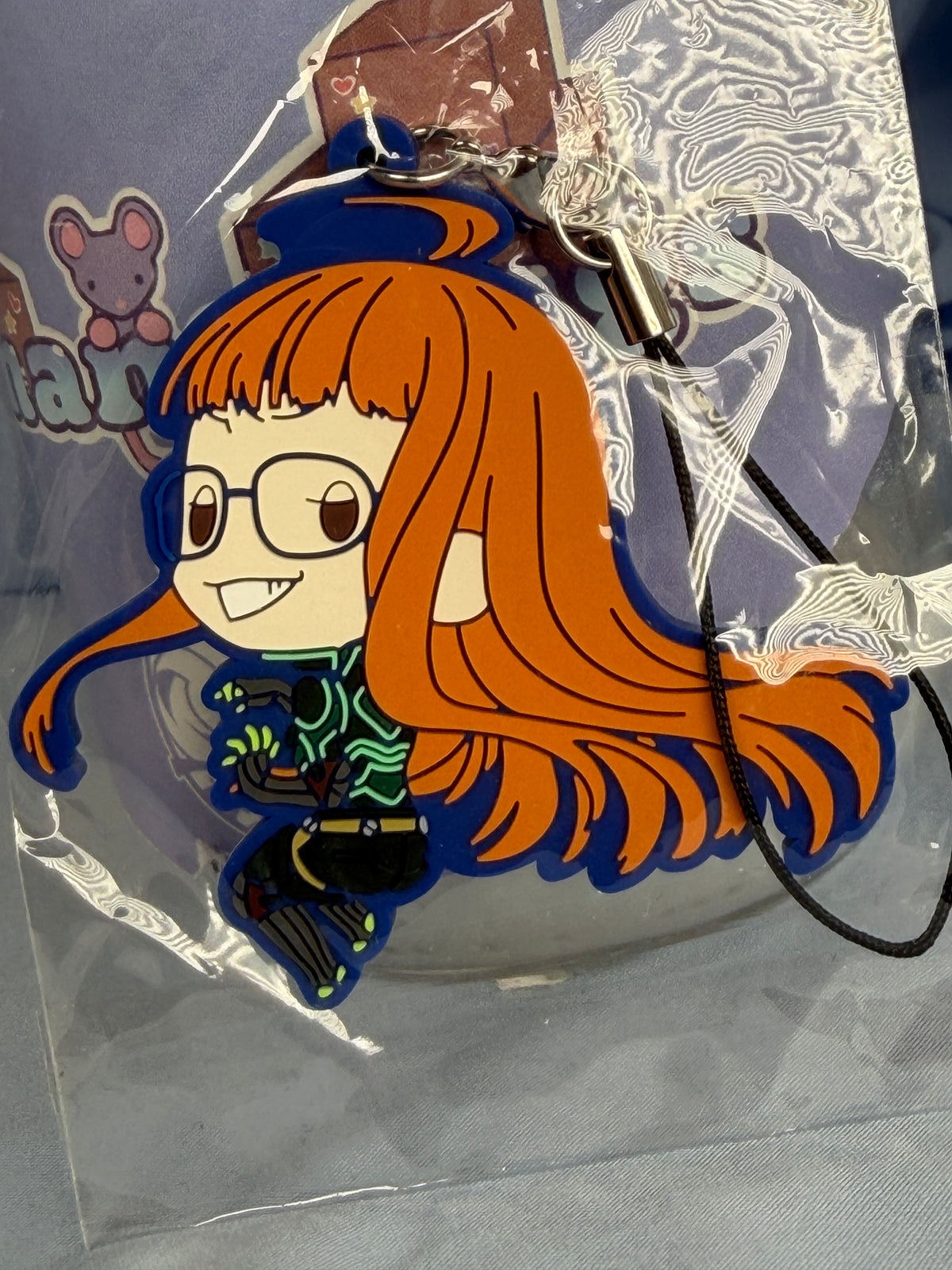 Futaba Sakura Oracle Rubber Strap Keychain Persona 5 Collection Vol 2 2017
