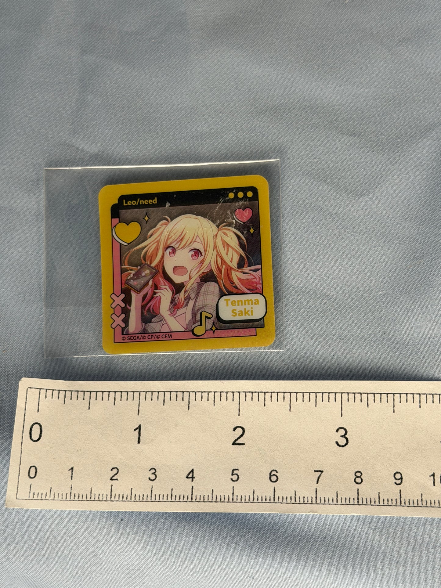 Tenma Saki Valentines Mini Plastic Display Project Sekai