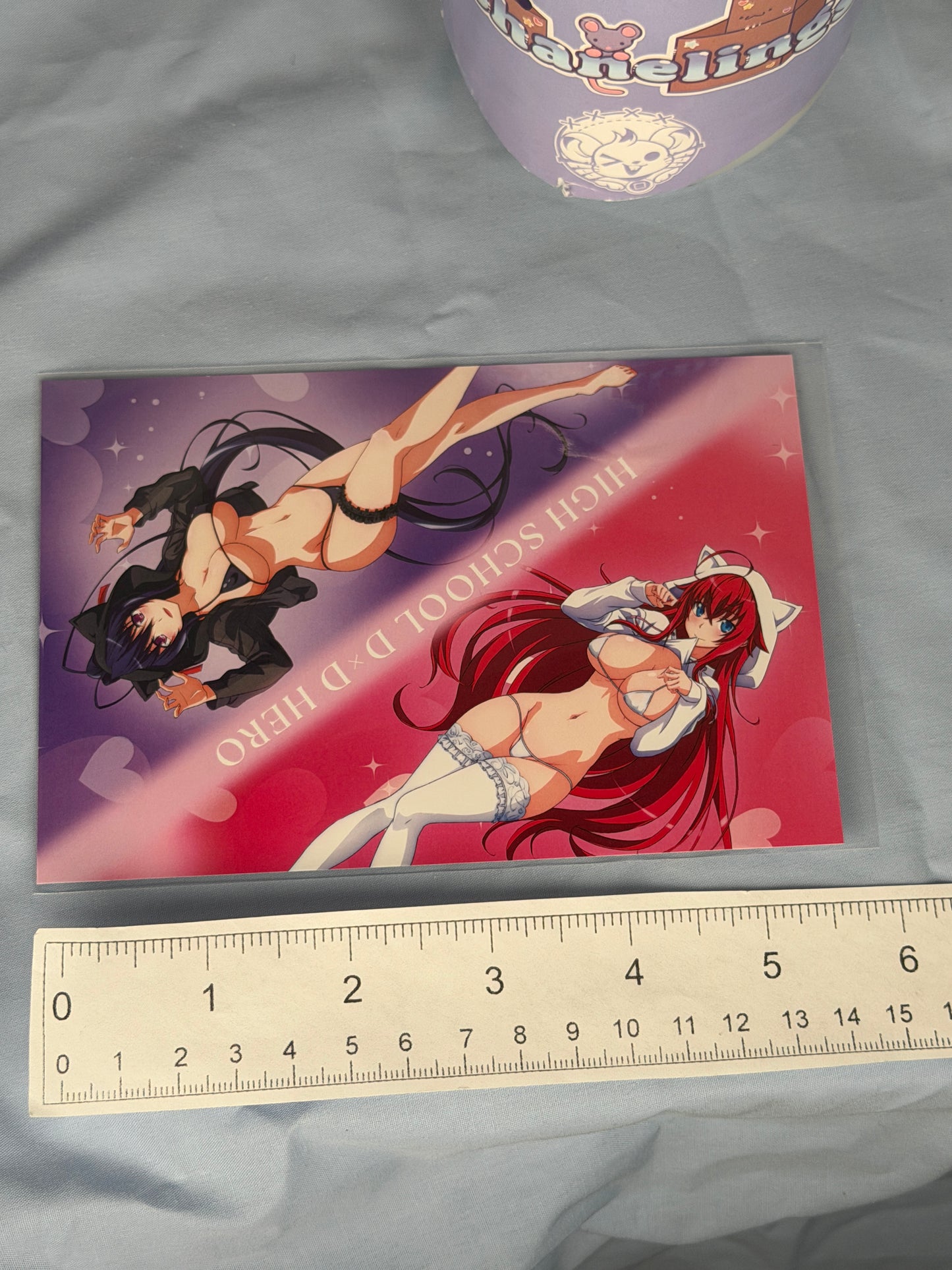 Rias Gremory Akane Himejima Cat Hoodie Postcard HighSchool DxD HERO eeo Lottery
