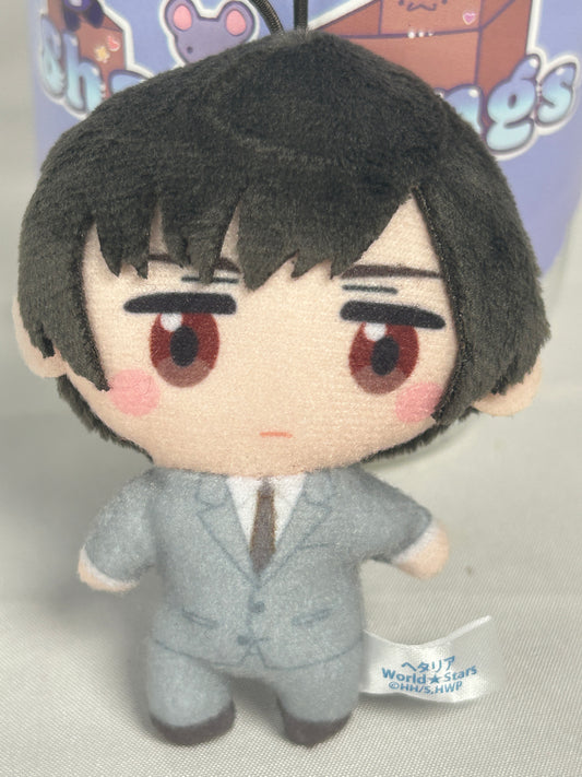 Japan Plush Keychain Strap Kapukko Friends Hetalia World Stars