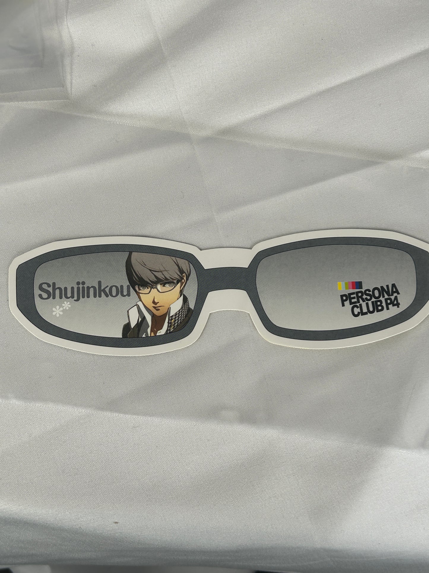Yu Narukami Glasses Sticker Persona Club