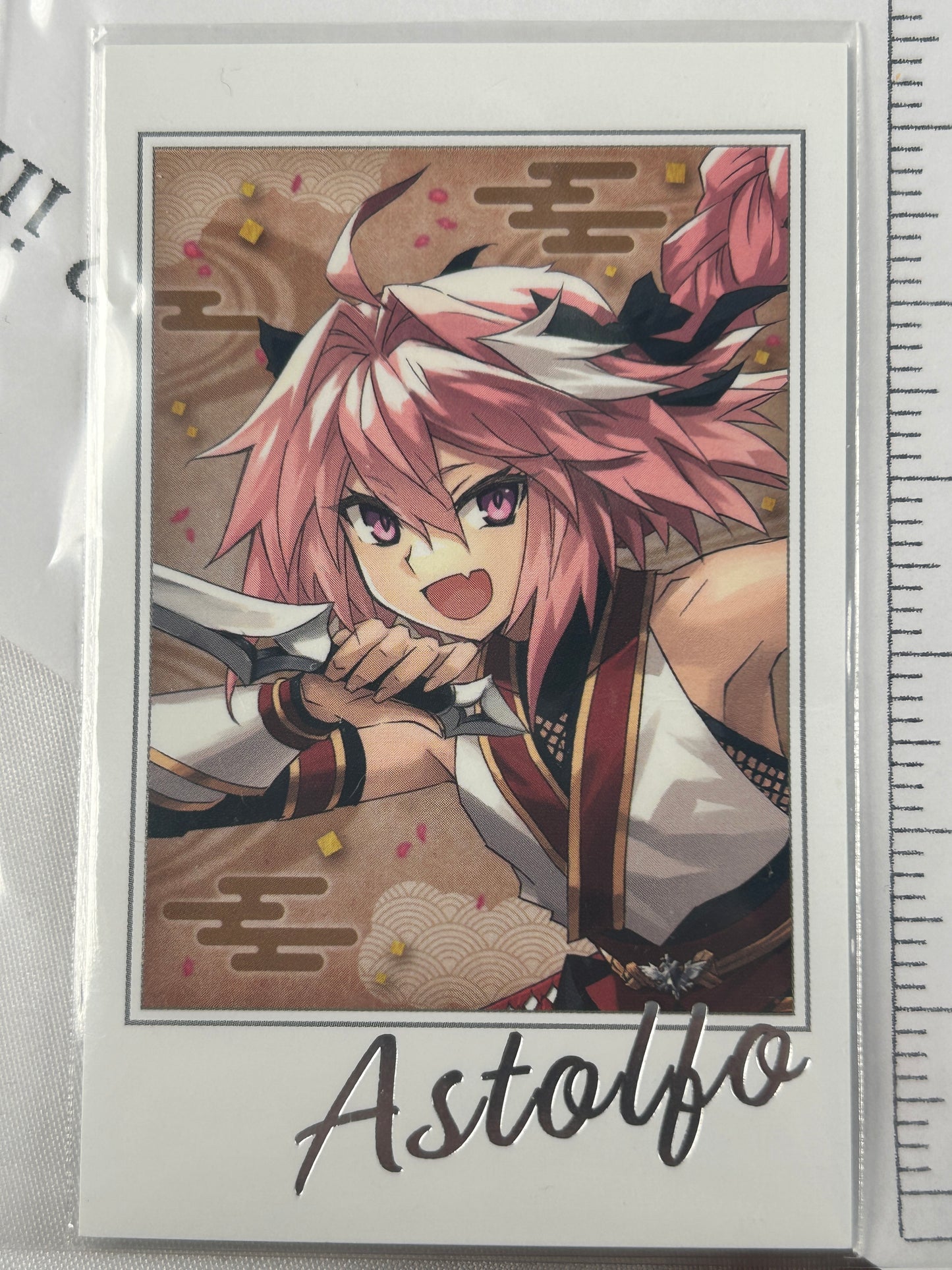 Astolfo Rider Of Black Autograph Polaroid Fate Grand Order Fes 2024