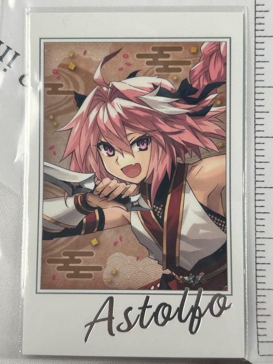 Astolfo Rider Of Black Autograph Polaroid Fate Grand Order Fes 2024