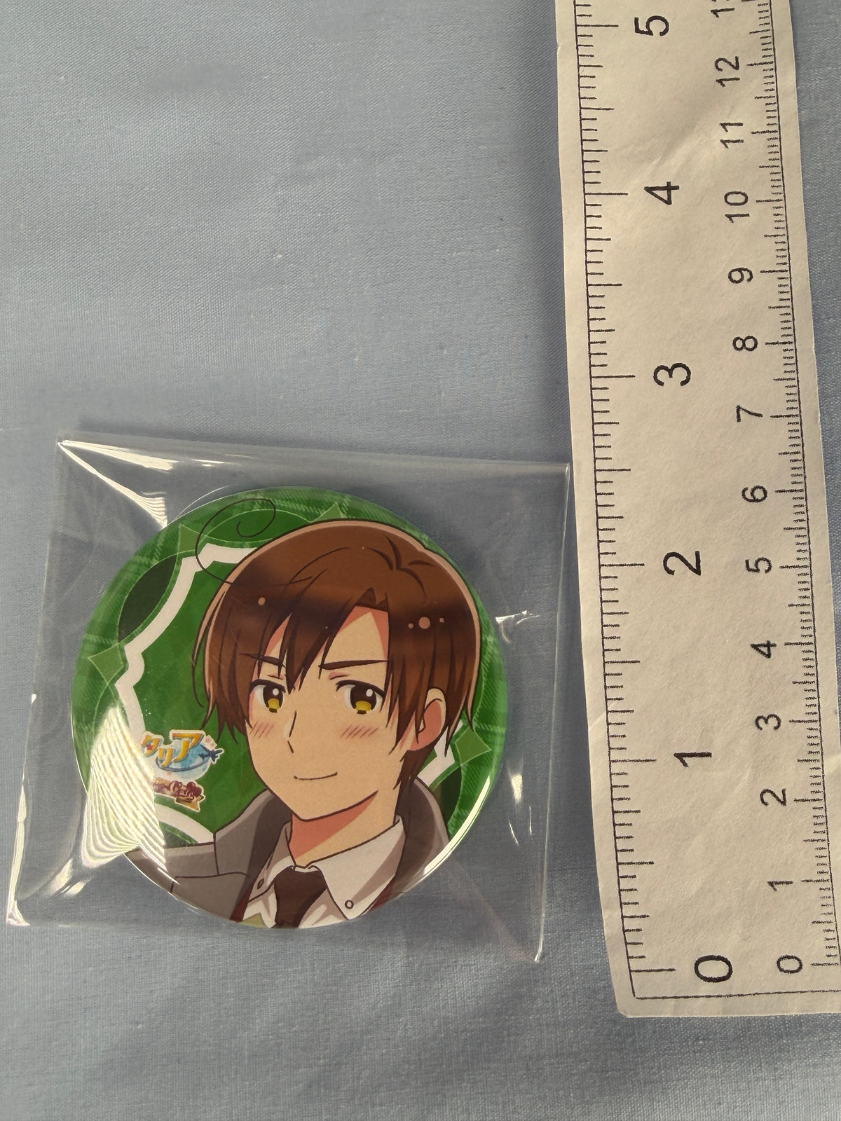Italy Romano Valentines Café Badge Hetalia World Stars Amo Café