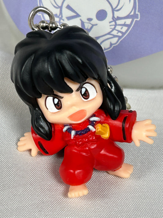 Human Inuyasha Gachapon Figure Keychain Bandai Banpresto 2001