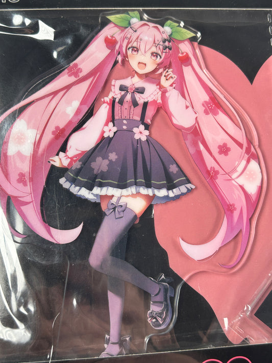 Hatsune Miku Sakura Acrylic Stand Cherry Blossom Subculture Prize D
