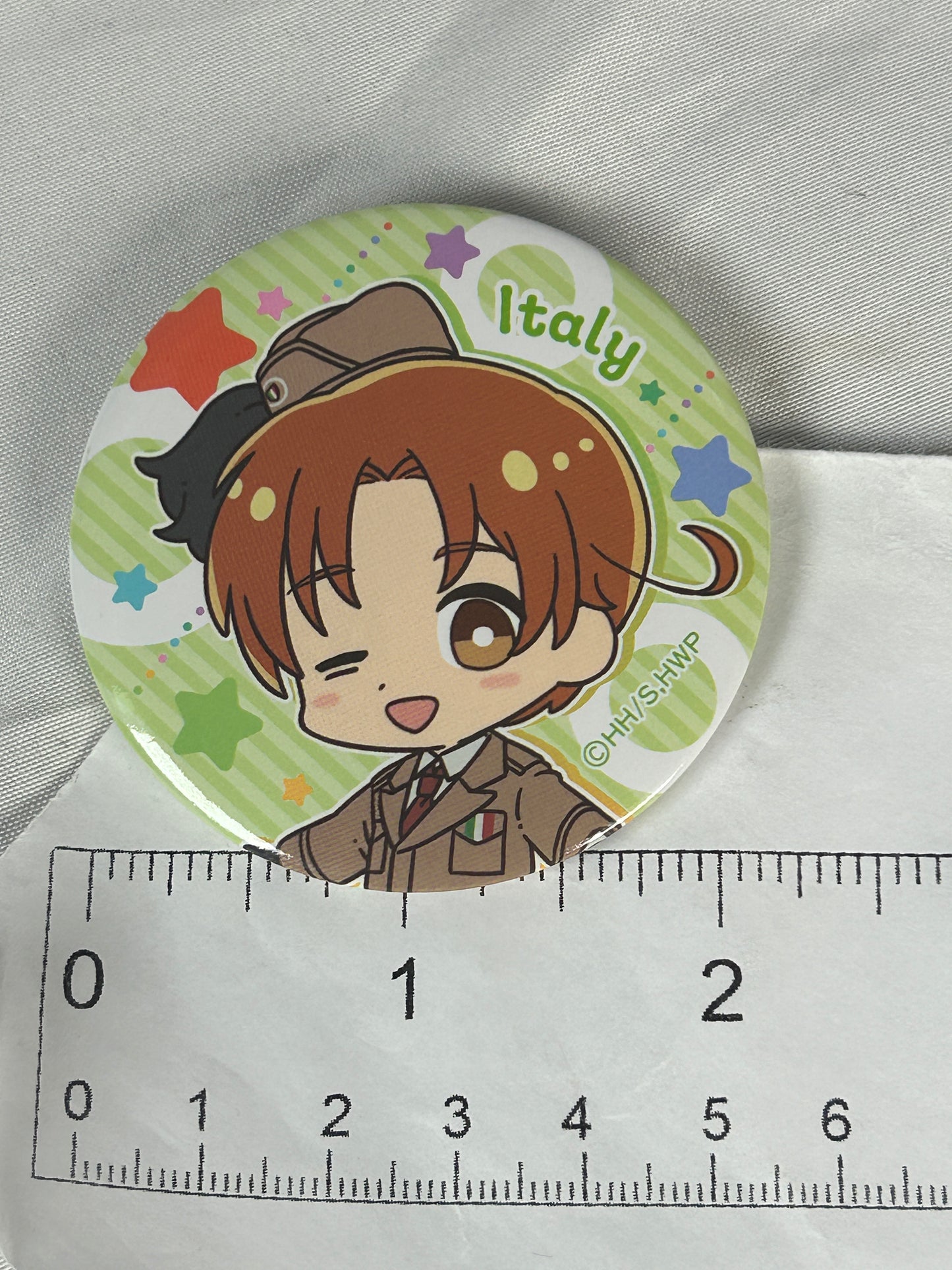 Italy Trading Button Badge Hetalia World Stars x Seria