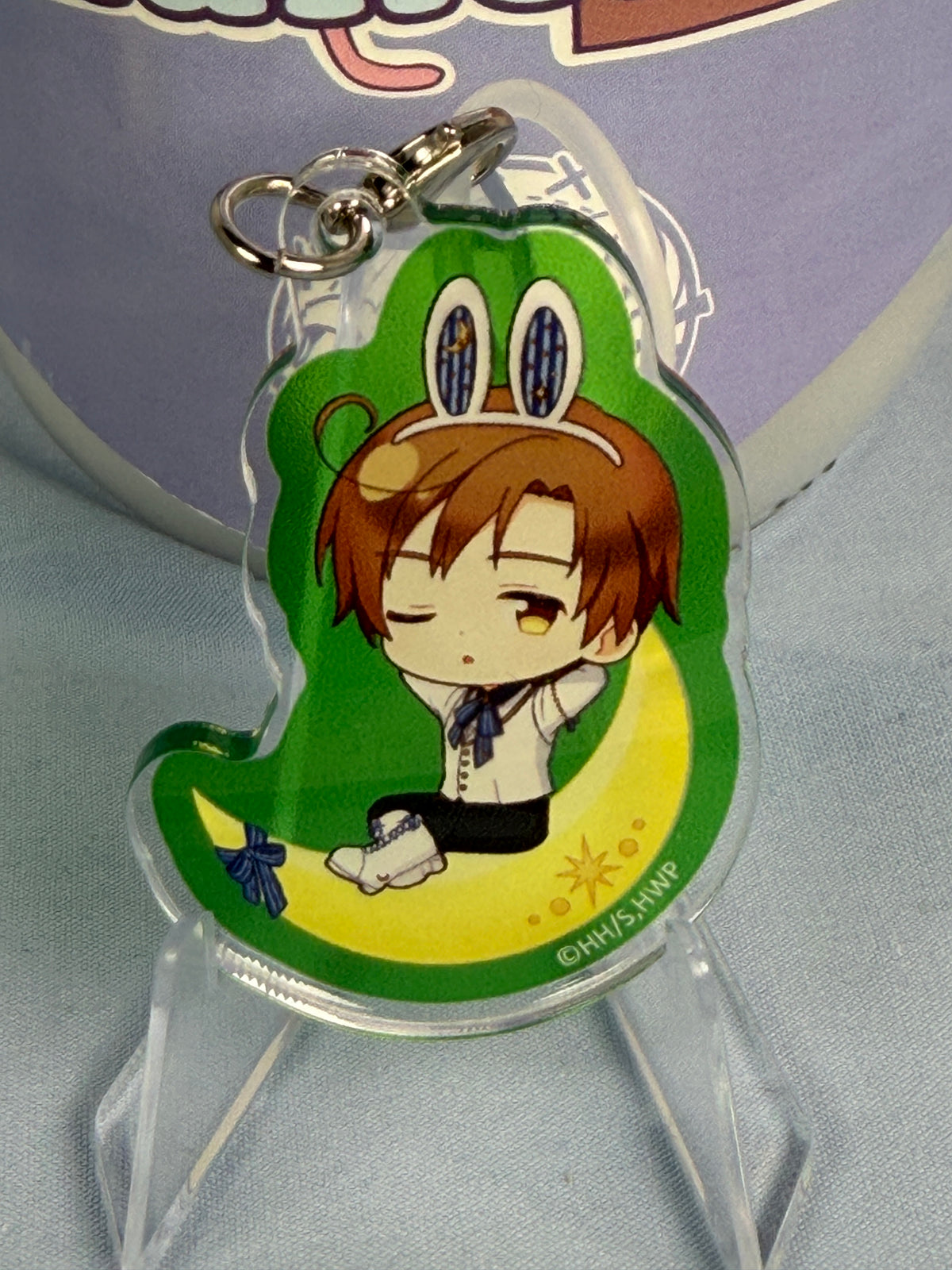 Italy Romano Bunny Moon Acrylic Keychain Hetalia World Stars Amo Café 2026