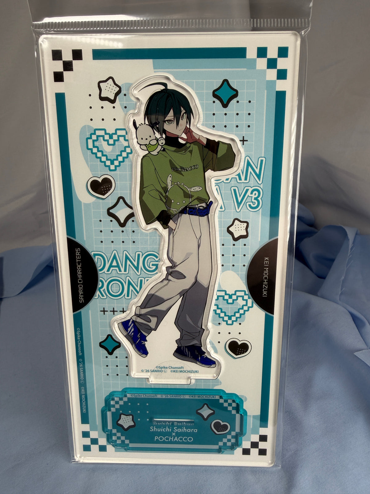 Shuichi Saihara Pochacco Acrylic Stand Danganronpa V3 x Sanrio Vol 1