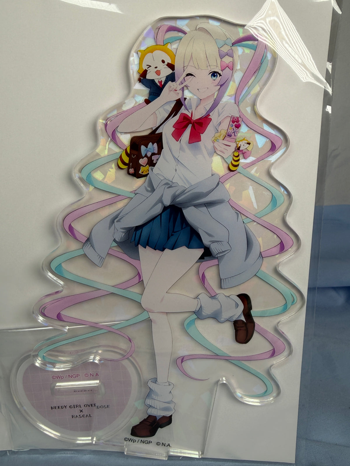 KAngel Rascal School Uniform Holographic Acrylic Stand Needy Streamer Overload