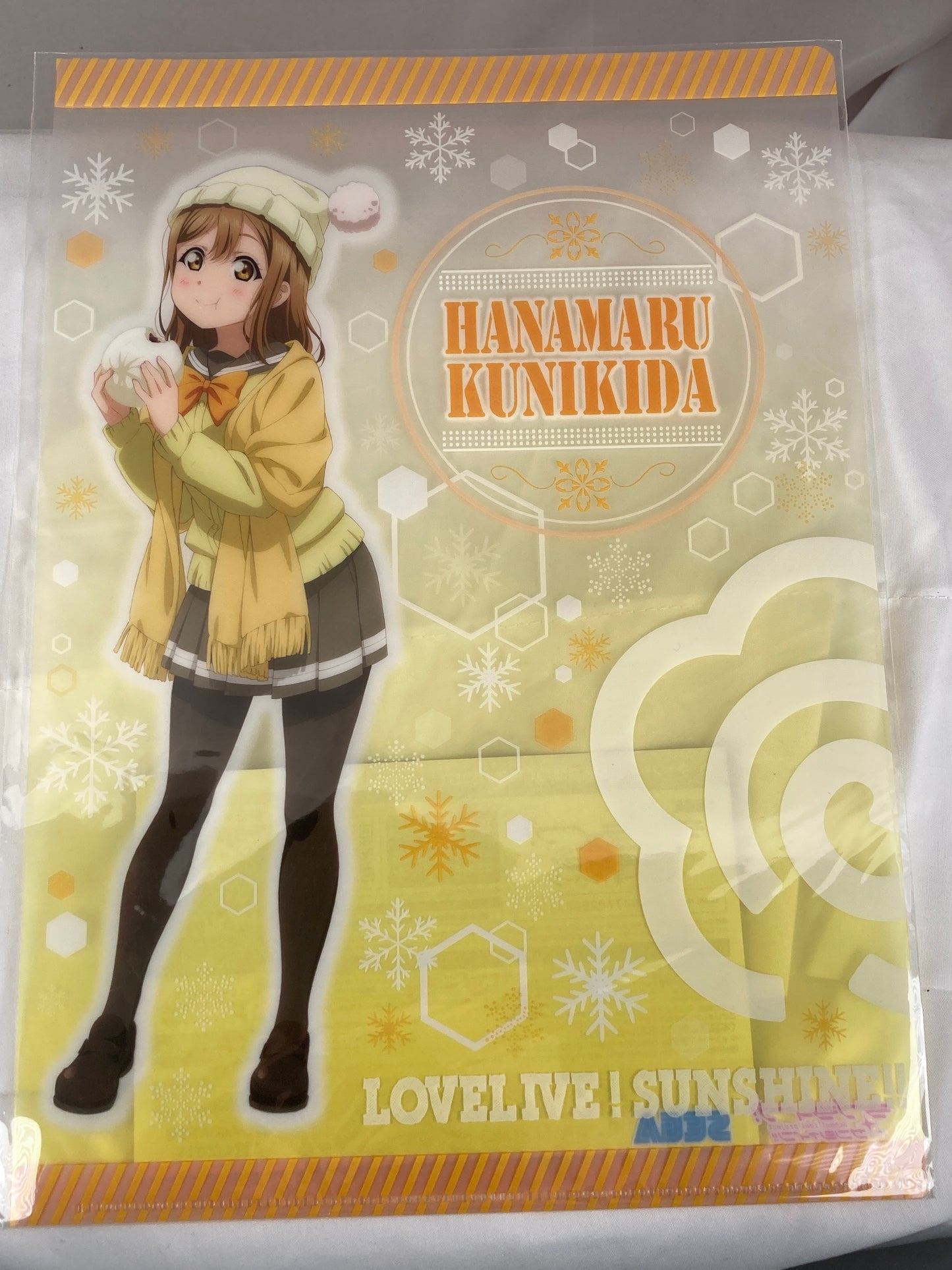 Hanamaru Kunikida Winter Wear Clear File Love Live Sunshine The Movie