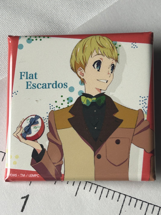 Flat Escardos Metal Pin Movic 2019 Fate Grand Order