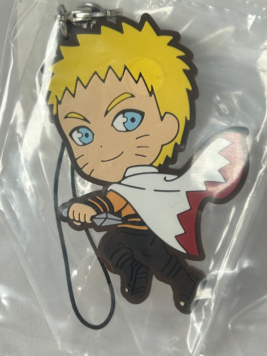 Naruto Uzumaki Rubber Keychain Charm Naruto Next Generations Ichiban Kuji G Prize