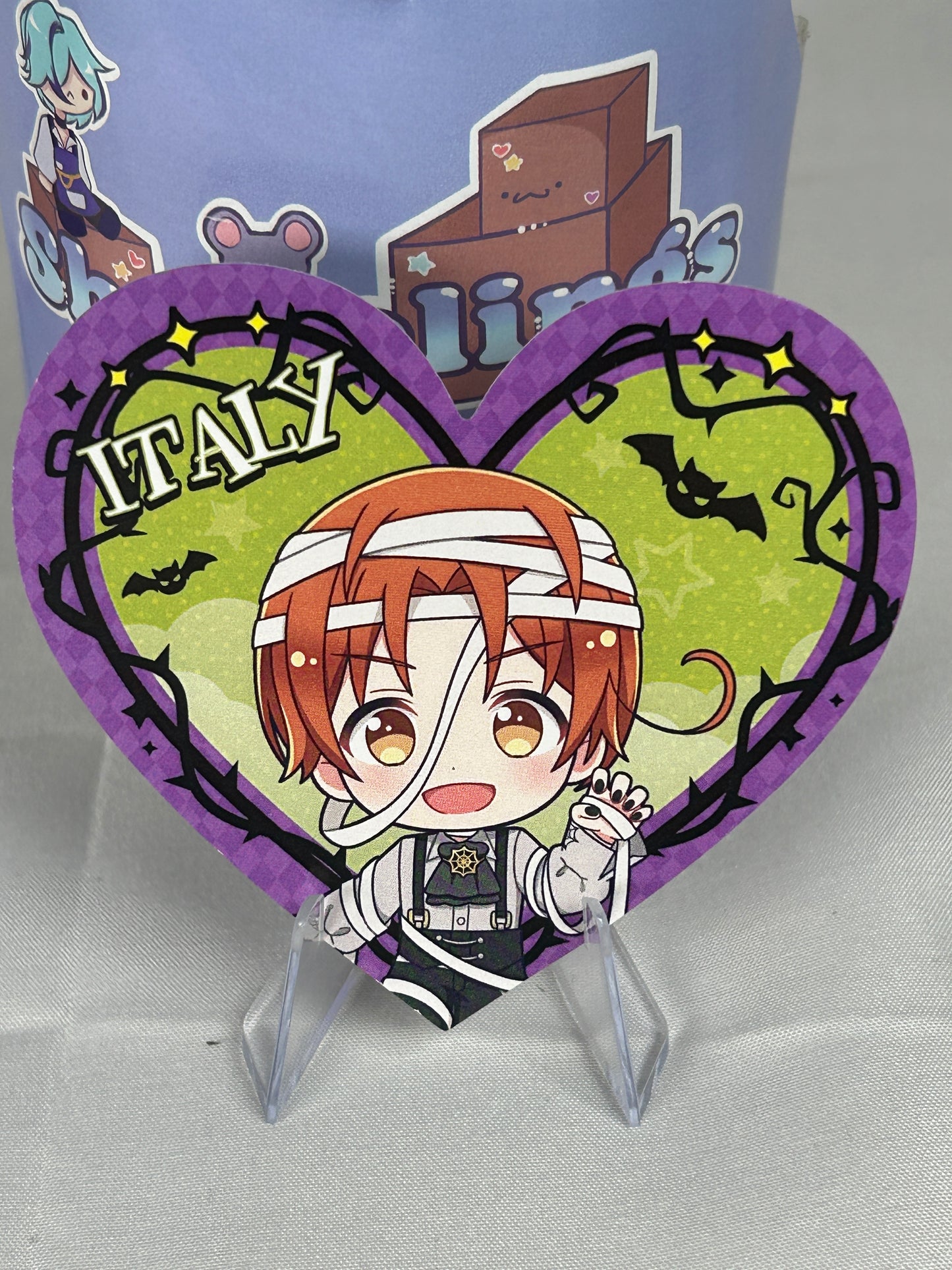 Italy Halloween Party Heart Display Paper Hetalia World Stars