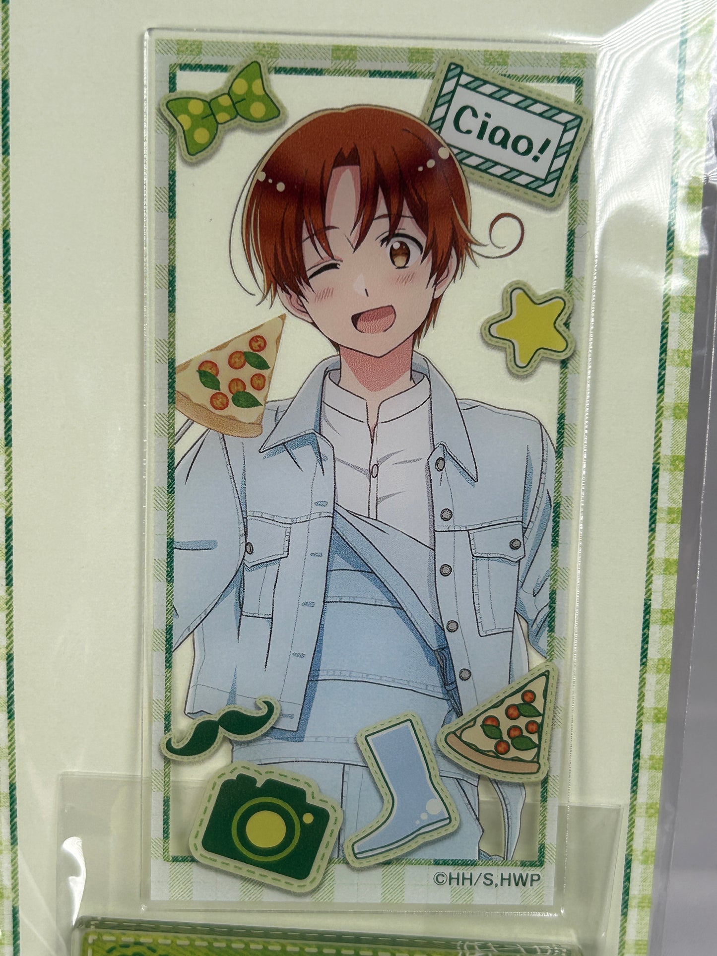 Italy Acrylic Stand Greetings With Denim Hetalia World Stars WEB Lottery