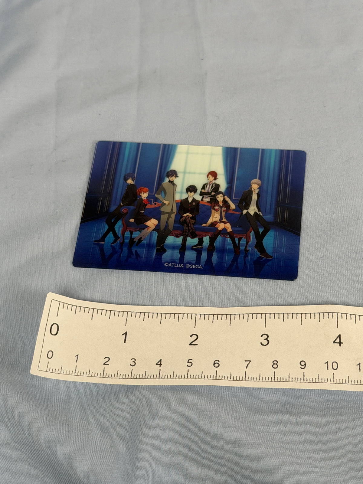 Persona 30th Anniversary Protagonists Couch Transparent Card
