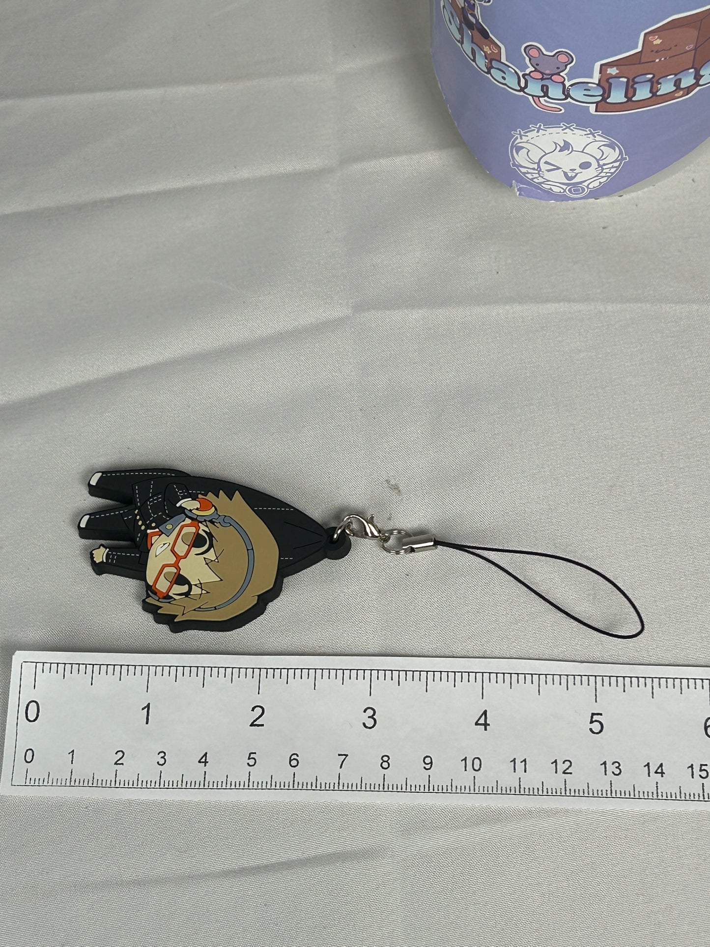 Yosuke Hanamura Hanging Rubber Keychain Persona 4 The Golden Animation