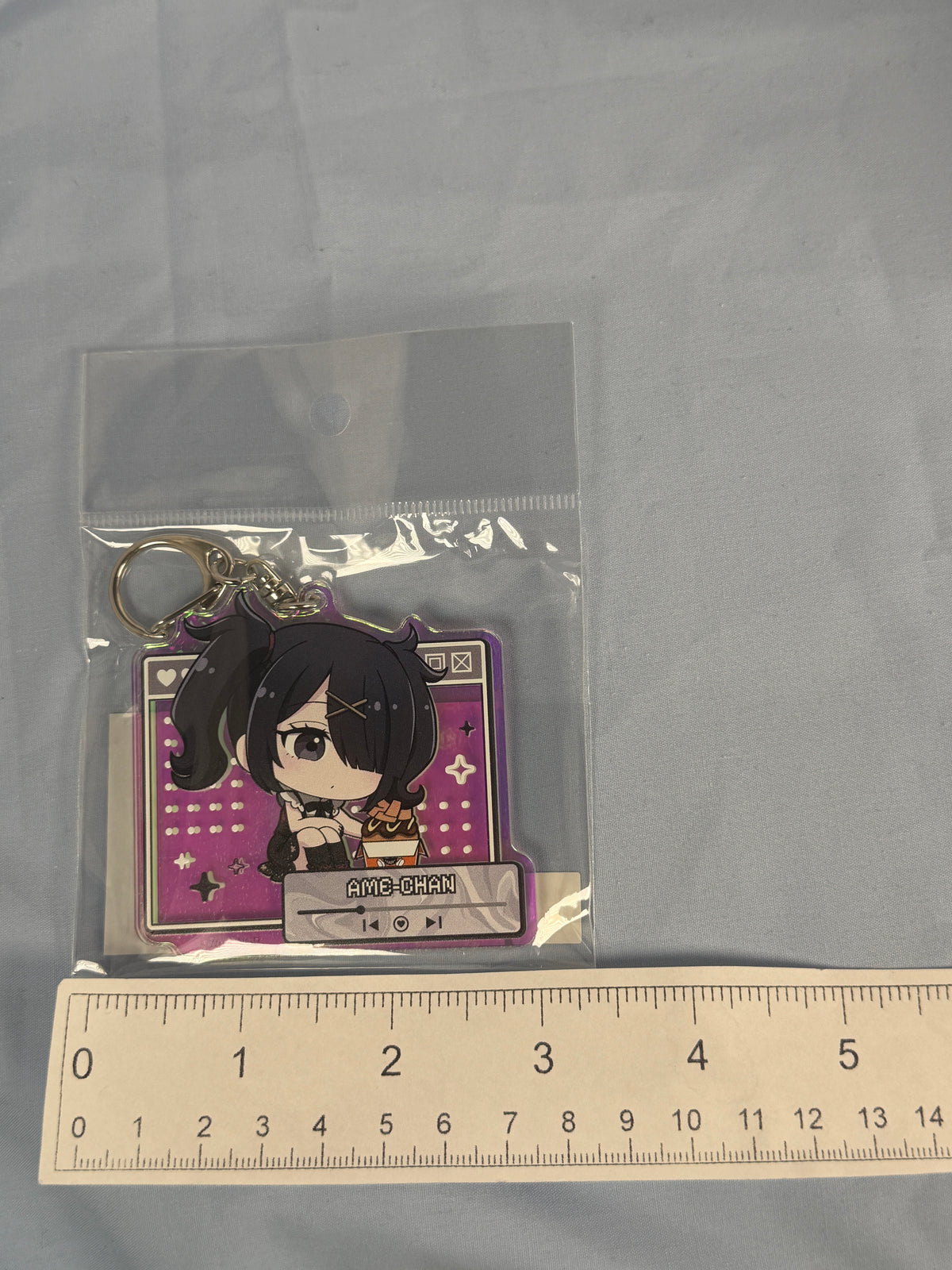 Ame-chan Takoyaki Acrylic Keychain Needy Streamer Overload x Bakudan-yaki Honpo