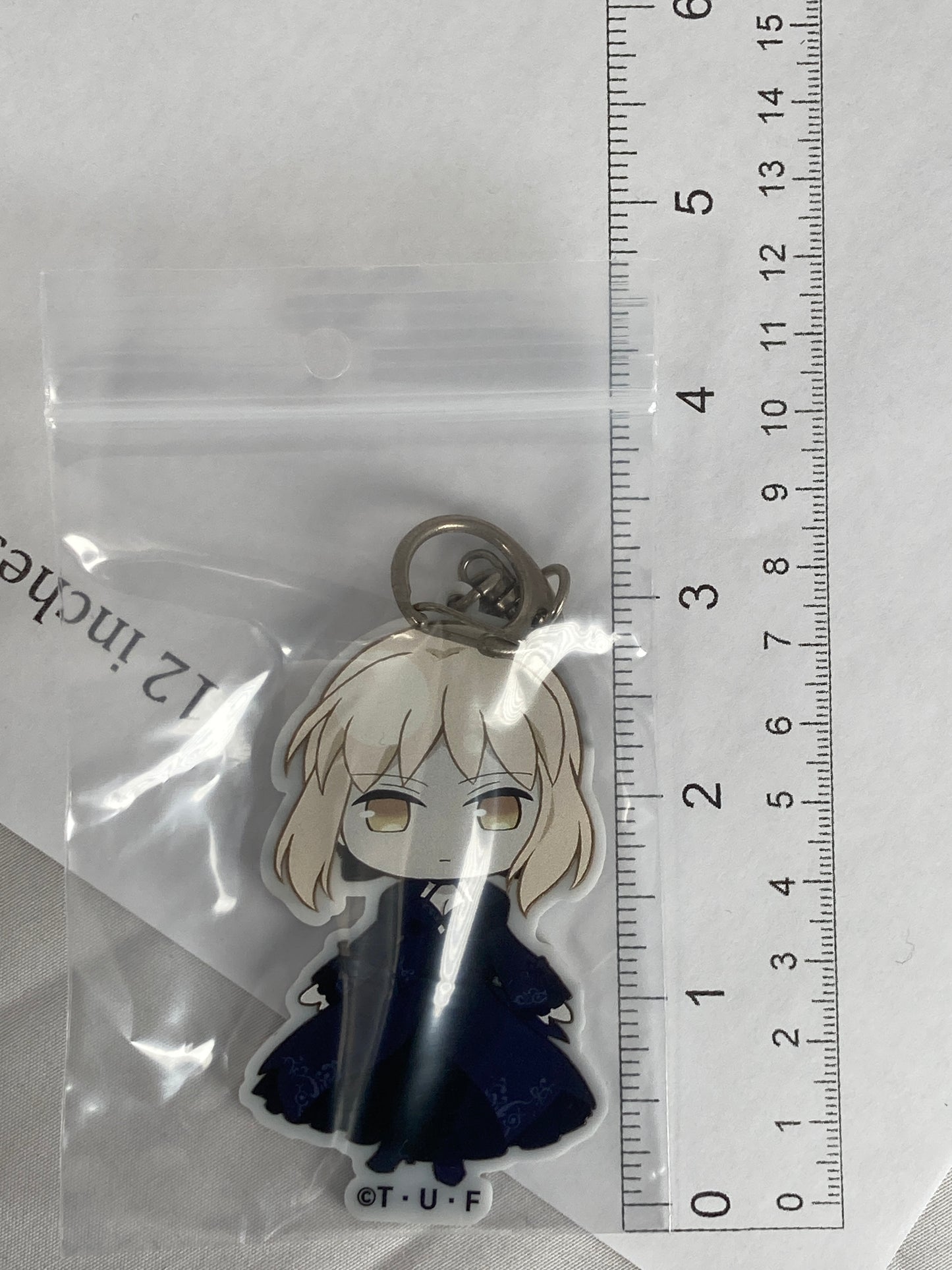 Saber Alter Acrylic Keychain Parco Collaboration Fate Heavens Feel
