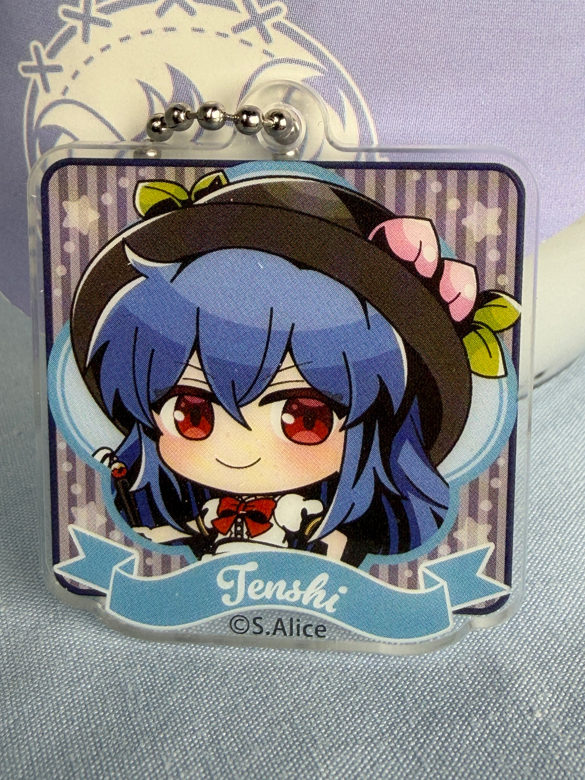 Tenshi Hinanawi Acrylic Keychain Touhou Project NIC Vol 2