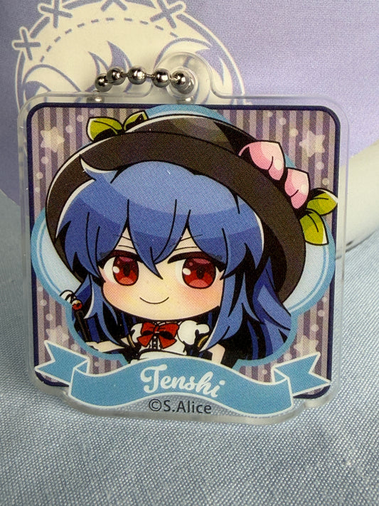 Tenshi Hinanawi Acrylic Keychain Touhou Project NIC Vol 2