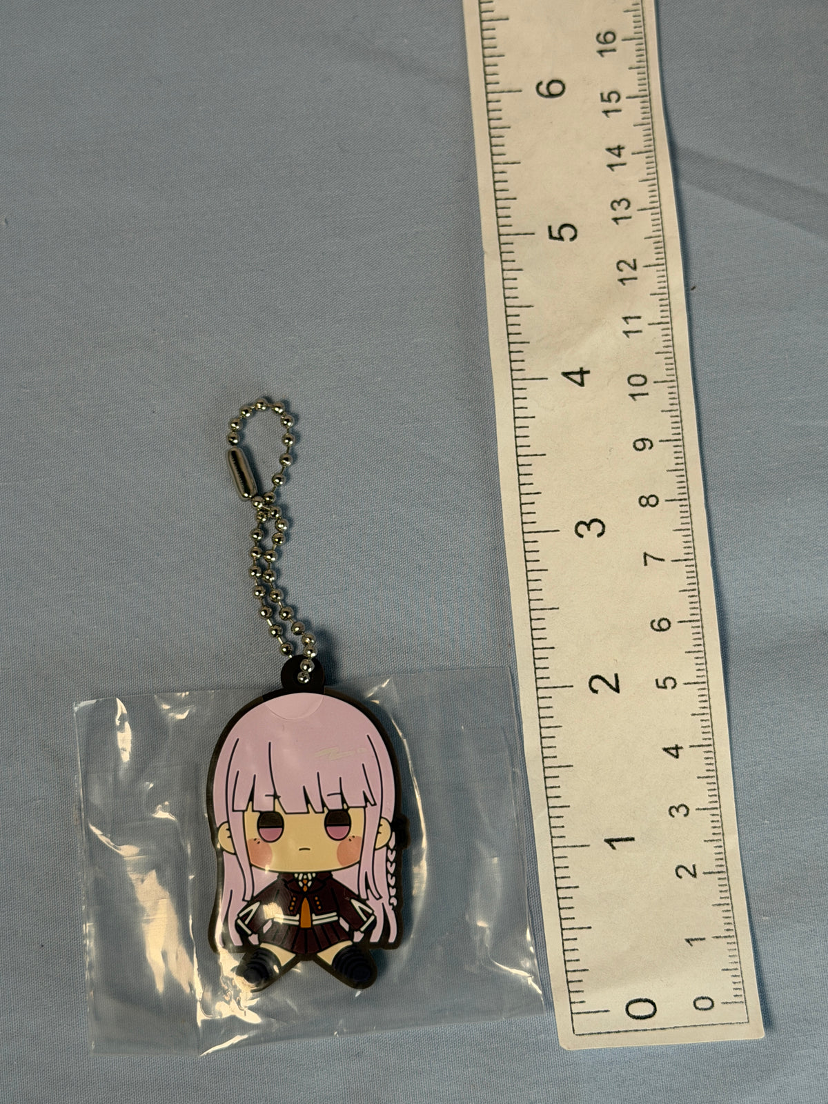 Kyoko Kirigiri Mochidoru Art Rubber Keychain Danganronpa Trigger Happy Havoc