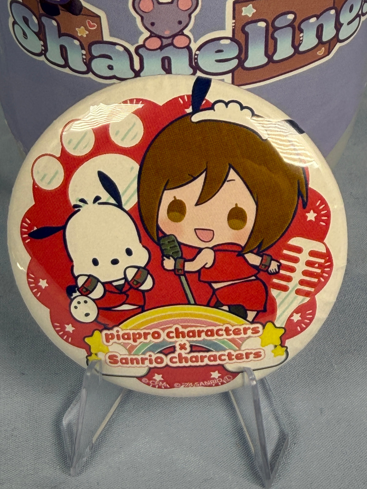 Meiko Pochacco Can Badge Vocaloid x Sanrio Characters EEO Store