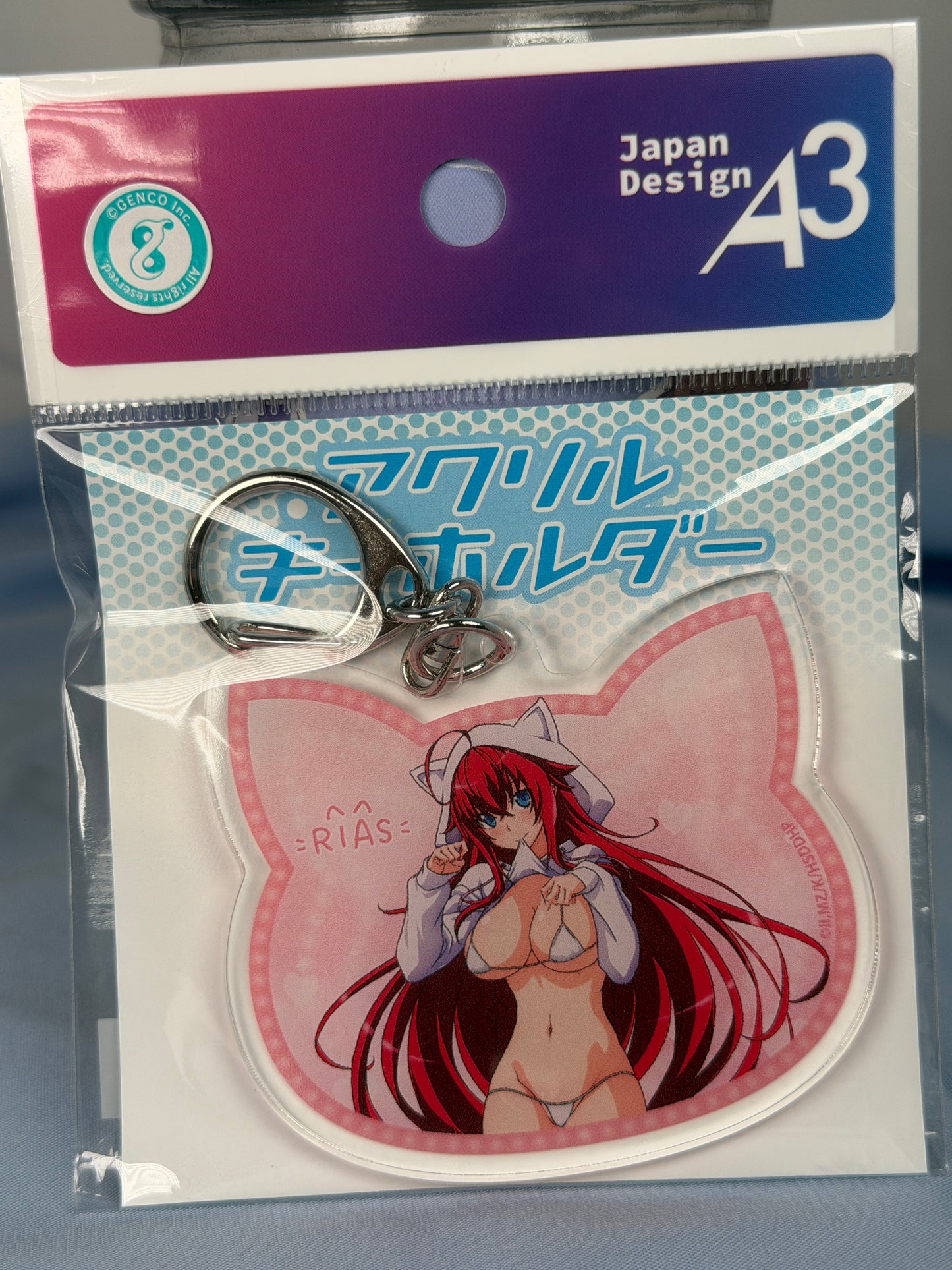 Rias Gremory Cat Hoodie Acrylic Keychain High School DxD HERO eeo Lottery