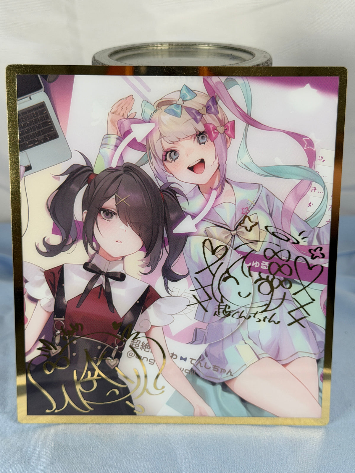 Kangel Ame-Chan Boxart Signed Plastic Display Needy Streamer Overload