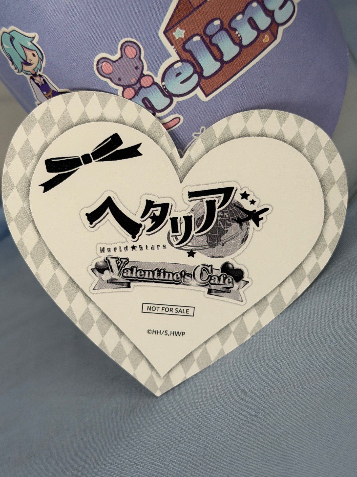 Italy Romano Valentine's Cafe Heart Display Paper Hetalia World Stars