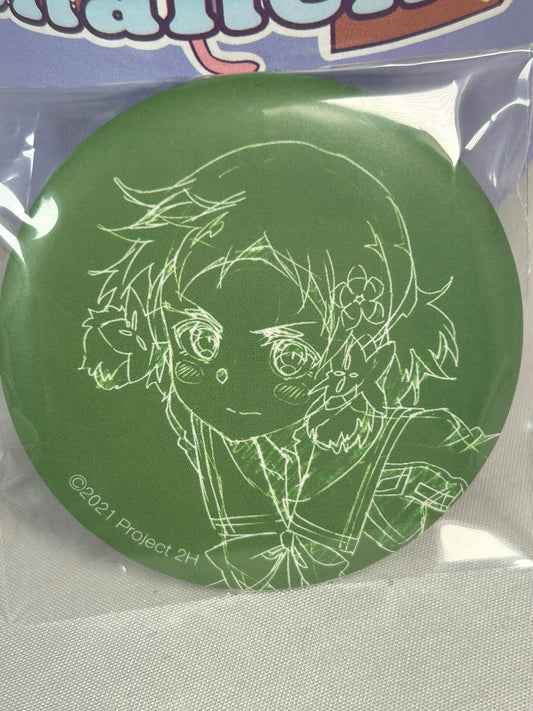 Minowa Gin Can Badge Button Yuuki Yuuna is a Hero