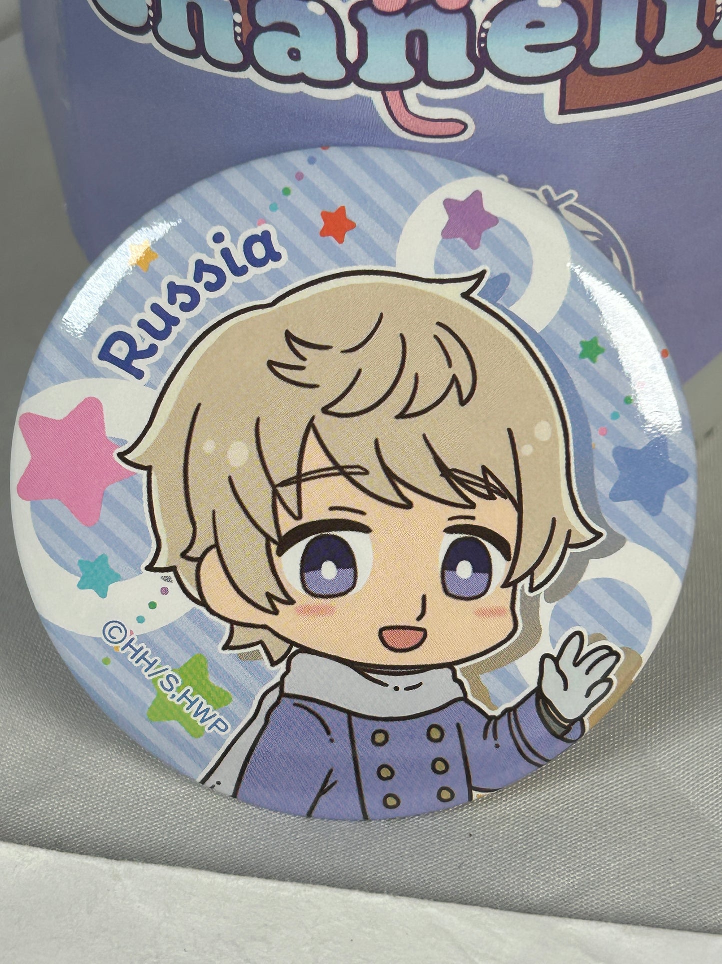 Russia Trading Button Badge Hetalia World Stars x Seria