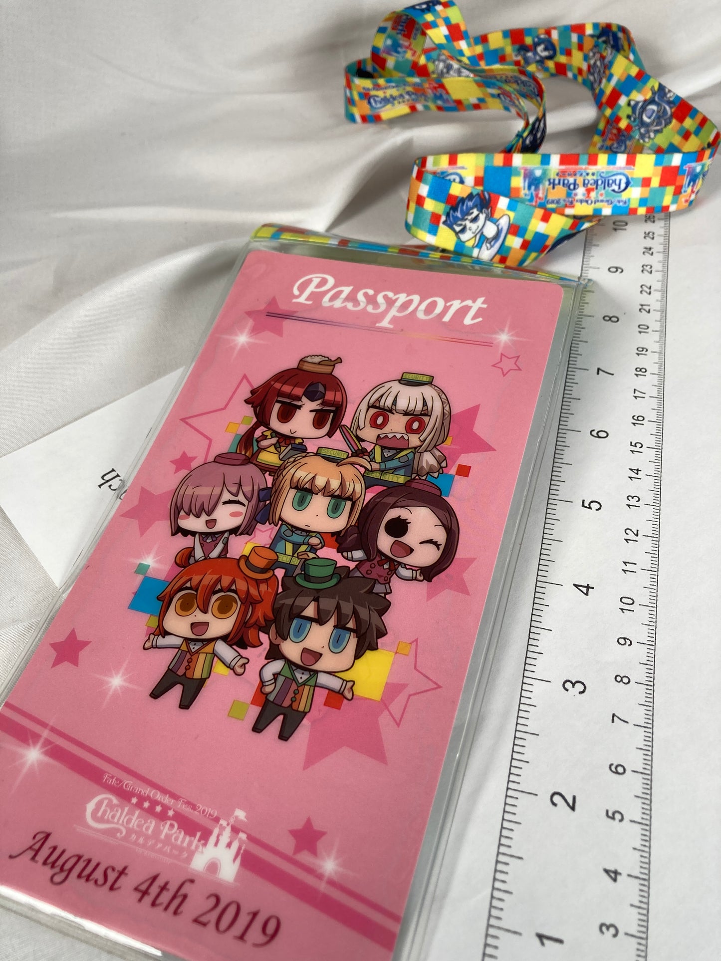 Fate Grand Order Fes 2019 Chaldea Park Lanyard and Pass