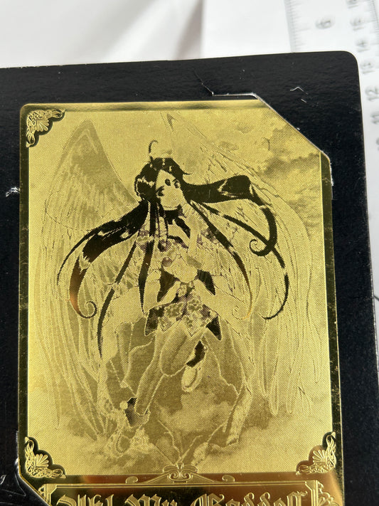 Ah My Goddess Gold Metal Plated Card Belldandy
